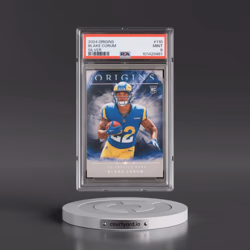2024 Panini Origins #110 Blake Corum - Silver (PSA 9 MINT)