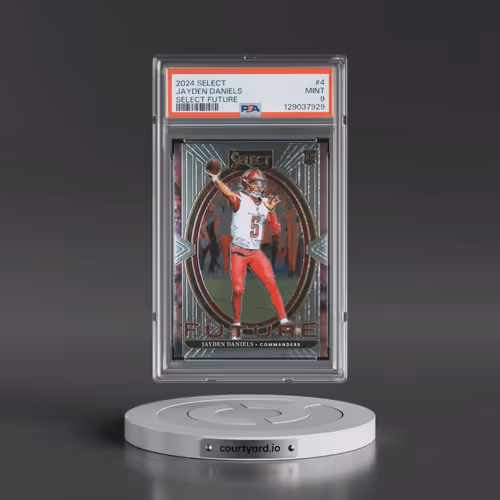 2024 Panini Select Select Future #4 Jayden Daniels (PSA 9 MINT)