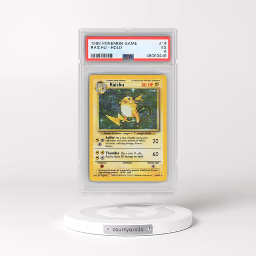 1999 Pokémon Game #14 Raichu - Holo (PSA 5 EX)