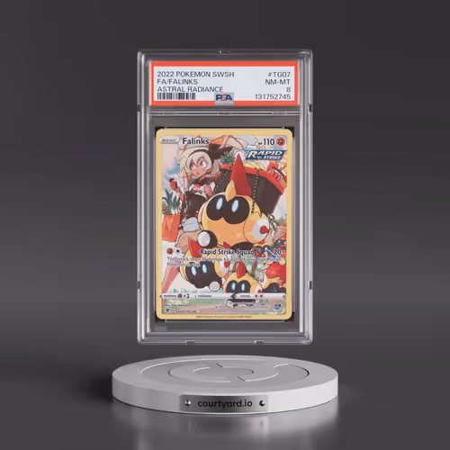 2022 Pokémon Sword & Shield Astral Radiance #TG07 Falinks - Full Art (PSA 8 NM-MT)
