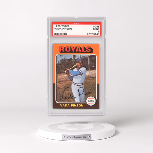 1975 Topps #295 Vada Pinson (PSA 9 MINT)