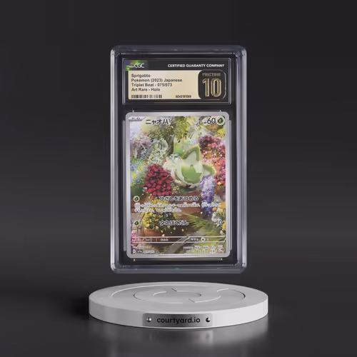 2023 Triplet Beat #075/073 Sprigatito - Art Rare Holo (CGC 10 PRISTINE)