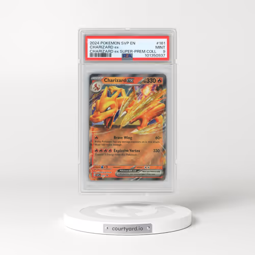 2024 Pokémon Svp EN-SV Black Star Promo #161 Charizard EX - Holo Charizard EX Super-Premium Collecti