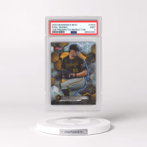 2023 Bowman's Best Top Prospects #TP22 Paul Skenes - Refractor (PSA 9 MINT)