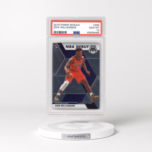 2019 Panini Mosaic #269 Zion Williamson (PSA 10 GEM MINT)