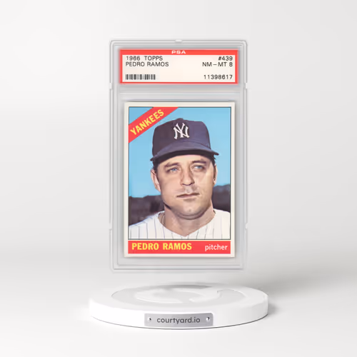 1966 Topps #439 Pedro Ramos (PSA 8 NM-MT)