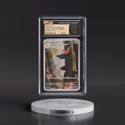 2023 Pokémon Card 151 #169/165 Charmeleon - Art Rare Holo (CGC 10 PRISTINE)