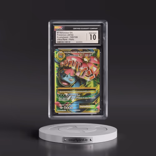 2016 Evolutions #100/108 M Venusaur EX - Ultra Rare Holo (CGC 10 GEM MINT)