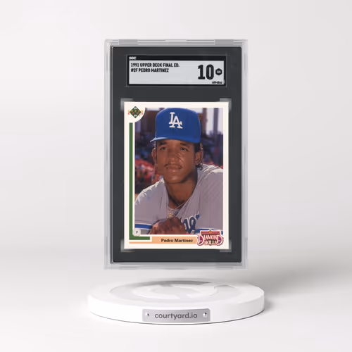 1991 Upper Deck Final Edition #2F Pedro Martinez (SGC 10 GEM MINT)