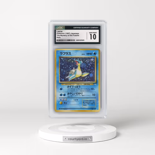 1997 The Mystery of the Fossils Lapras - Holo (CGC 10 GEM MINT)