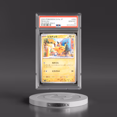 2023 Pokémon Sv4a-Shiny Treasure EX #055 Pikachu - Reverse Holo (PSA 10 GEM MINT)
