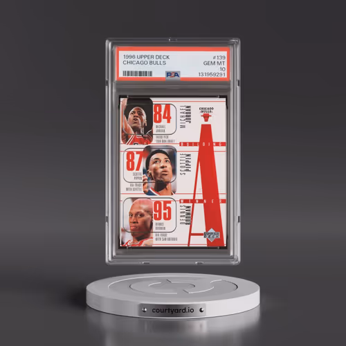 1996 Upper Deck #139 Chicago Bulls (PSA 10 GEM MINT)