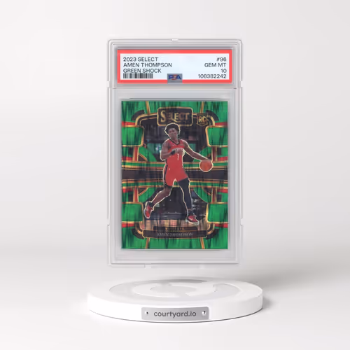 2023 Panini Select #96 Amen Thompson - Green Shock (PSA 10 GEM MINT)