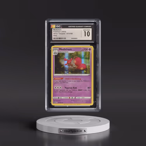 2022 Silver Tempest #073/195 Medicham - Holo (CGC 10 GEM MINT)