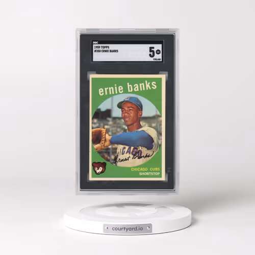 1959 Topps #350 Ernie Banks (SGC 5 EX)