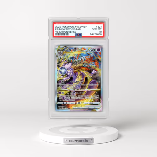 2022 Pokémon Sword & Shield Vstar Universe #221 Mewtwo Vstar - Full Art (PSA 10 GEM MINT)