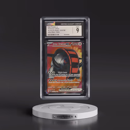 2023 Scarlet & Violet #233/198 Iron Treads ex - Ultra Rare Holo (CGC 9 MINT)
