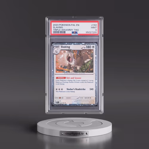 2023 Pokémon Pal EN-Paldea Evolved #162 Slaking - Triple Whammy Tin (PSA 9 MINT)