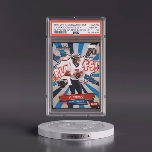 2023 Wild Card Alumination Comix CJ Stroud Edition #ACCS CJ Stroud - Playoffs White 1-White Jersey-R