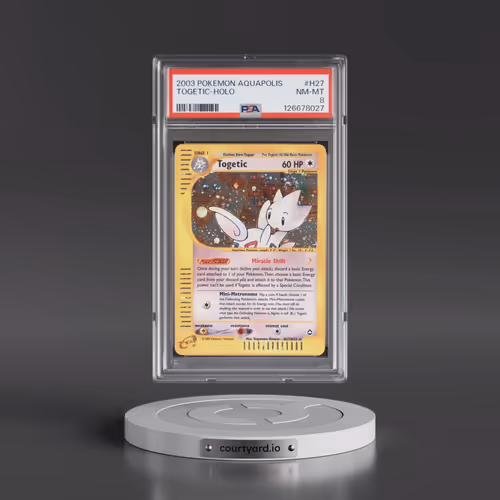 2003 Pokémon Aquapolis #H27 Togetic - Holo (PSA 8 NM-MT)