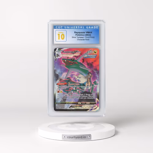 2022 Silver Tempest #TG20/TG30 Rayquaza VMAX - Trainer Gallery Holo (CGC 10 PRISTINE)