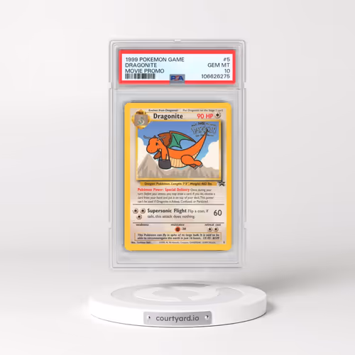 1999 Pokémon Game Movie #5 Dragonite - Movie Promo (PSA 10 GEM MINT)