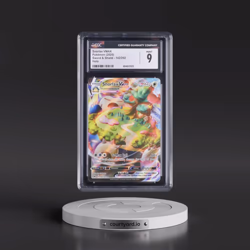 2020 Sword & Shield #142/202 Snorlax VMAX - Holo (CGC 9 MINT)