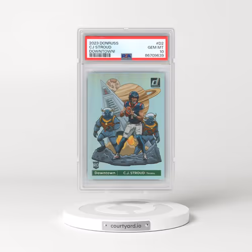 2023 Panini Donruss Downtown! #D2 CJ Stroud (PSA 10 GEM MINT)