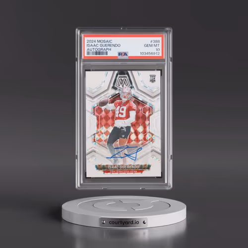 2024 Panini Mosaic #388 Isaac Guerendo - Autograph (PSA 10 GEM MINT)