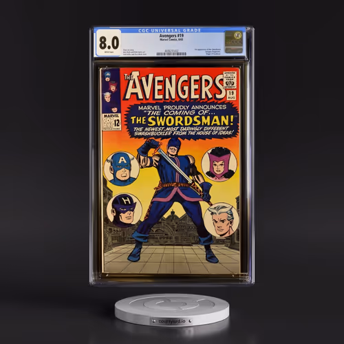 Avengers #19 CGC 8.0 White Pages (Marvel Comics, 8/65)