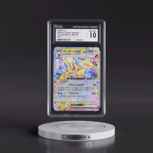 2024 Pokémon Sv8a-Terastal Fest EX #052 Jolteon EX - Holo (CGC 10 GEM MINT)