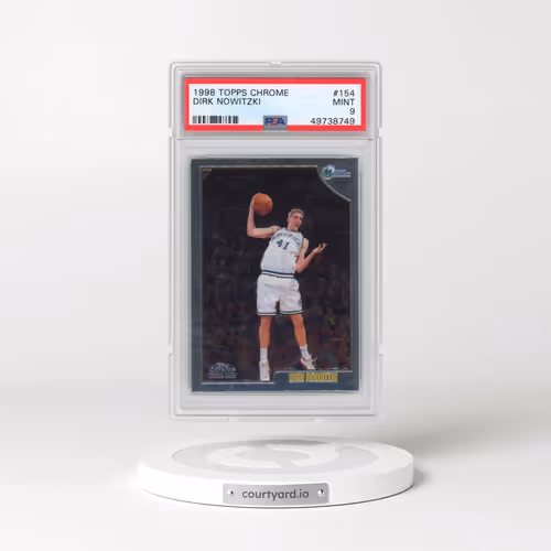 1998 Topps Chrome #154 Dirk Nowitzki (PSA 9 MINT)