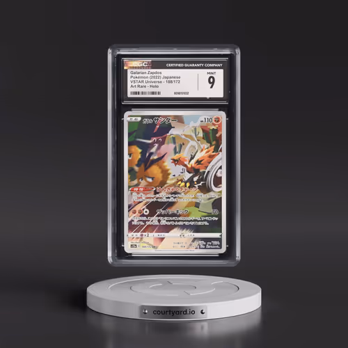 2022 VSTAR Universe #188/172 Galarian Zapdos - Art Rare Holo (CGC 9 MINT)