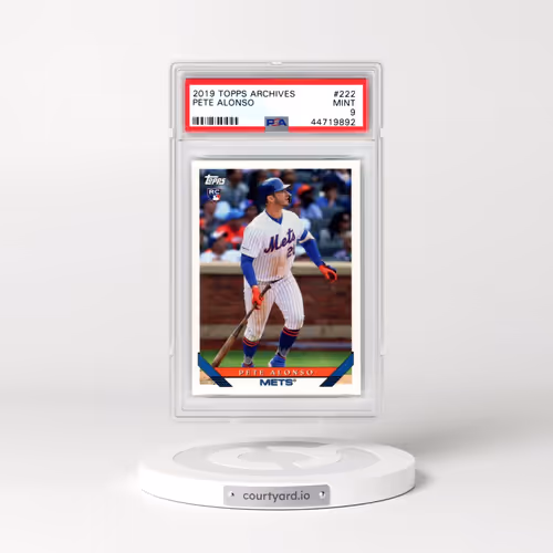 2019 Topps Archives #222 Pete Alonso (PSA 9 MINT)
