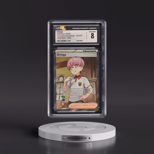 2025 Prismatic Evolutions - PRE EN #141/131 Ortega - Ultra Rare Holo (CGC 8 NM-MT)