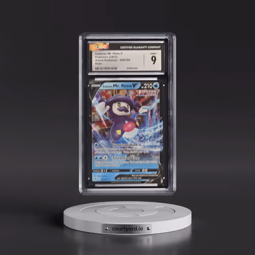 2022 Astral Radiance #049/189 Galarian Mr. Rime V - Holo (CGC 9 MINT)