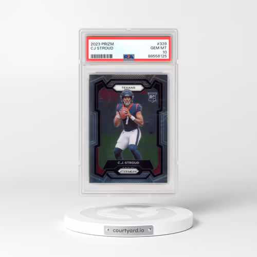 2023 Panini Prizm #339 CJ Stroud (PSA 10 GEM MINT)