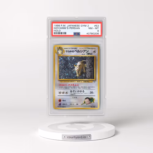 1999 Pokémon Gym 2 #53 Giovanni's Persian - Holo (PSA 8 NM-MT)