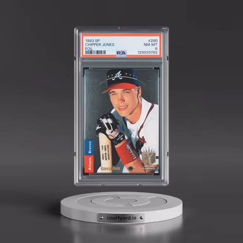 1993 SP #280 Chipper Jones - Foil (PSA 8 NM-MT)