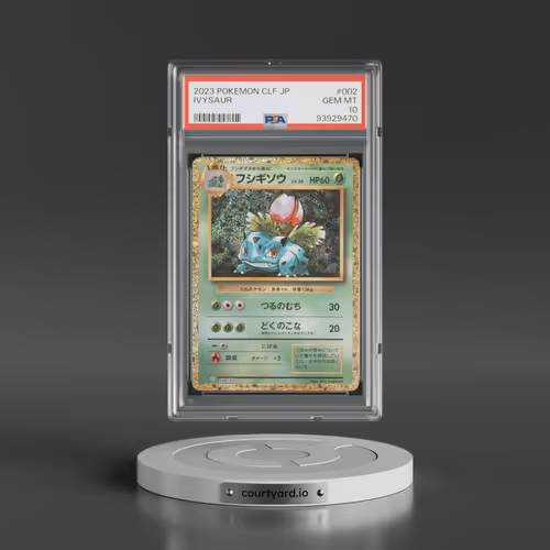 2023 Pokémon Clf-Trading Card Game Classic Venusaur & Lugia EX Deck #002 Ivysaur (PSA 10 GEM MINT)