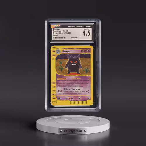 2002 Expedition #13/165 Gengar - Holo (Gold E-Reader Logo) (CGC 4.5 VG-EX+)