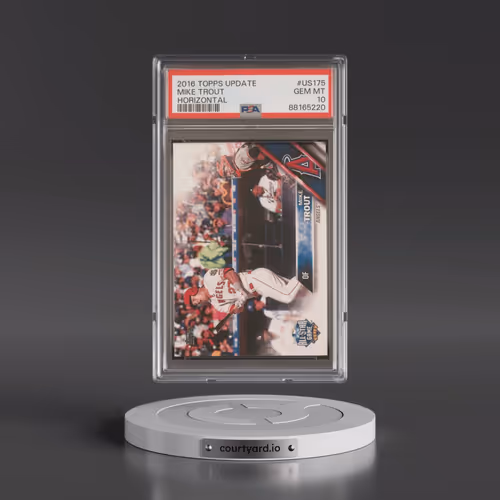 2016 Topps Update #US175 Mike Trout - Horizontal (PSA 10 GEM MINT)