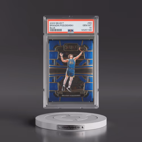 2023 Panini Select #93 Brandin Podziemski - Blue (PSA 10 GEM MINT)