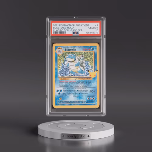 2021 Pokémon Celebrations Classic Collection #2 Blastoise - Holo (PSA 10 GEM MINT)