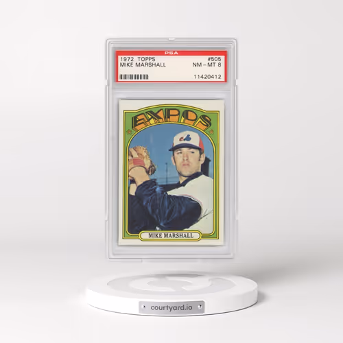 1972 Topps #505 Mike Marshall (PSA 8 NM-MT)