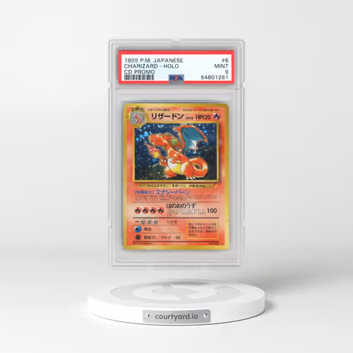 1999 Pokémon CD Promo #6 Charizard - Holo CD Promo (PSA 9 MINT)