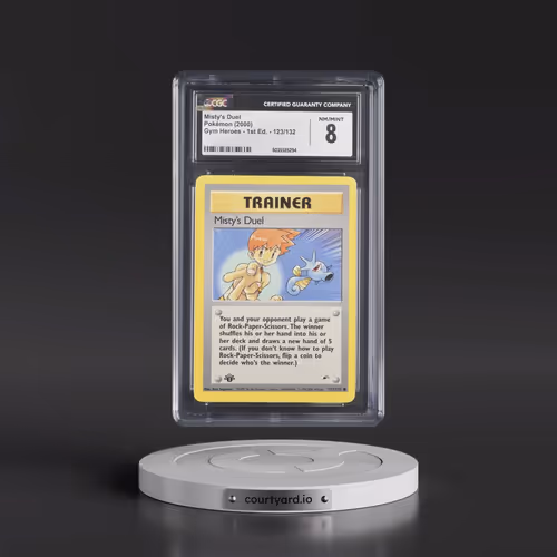 2000 Gym Heroes #123/132 Misty's Duel - 1st Edition 1st Edition (CGC 8 NM-MT)