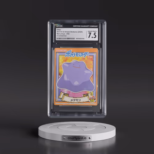 2020 Sword & Shield Stickers (Marumiya 2020) - Japanese #30 Ditto - Cracked Ice (CGC 7.5 NM+)