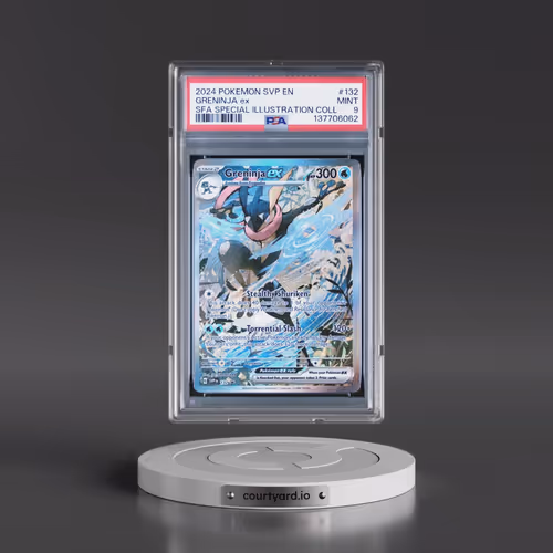 2024 Pokémon Svp EN-SV Black Star Promo #132 Greninja EX - Holo Shrouded Fable Special Illustration