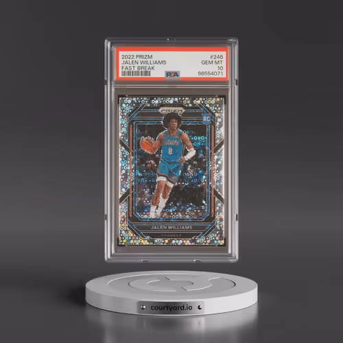 2022 Panini Prizm #246 Jalen Williams - Fast Break (PSA 10 GEM MINT)
